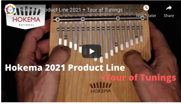 Hokema Kalimbas tour of tunning
