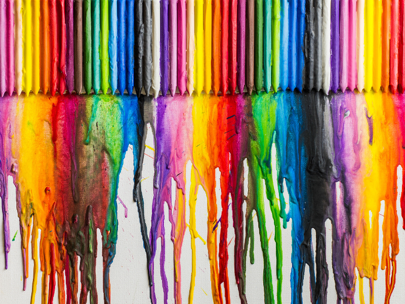 The Beauty of Melted Crayon Art on Canvas