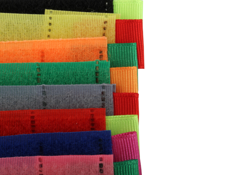 colorful velcro