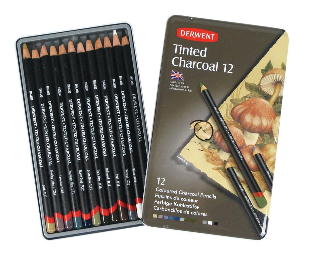 Buy Derwent Professional Tinted Charcoal Pencil Sets online Art