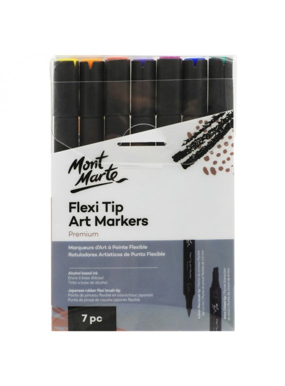 Mont Marte Dual Tip Alcohol Art Markers 24pc in Case