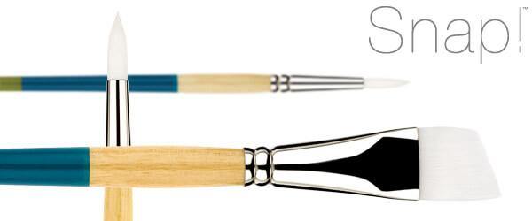 Princeton Series 9700 Snap! Long Handled Natural Bristle Brushes