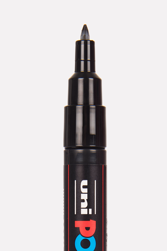 Uni POSCA Water-based Pigment Ink Marker - Ultra Fine(0.7mm) Bullet Ti