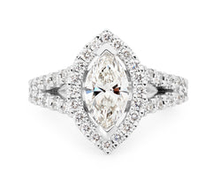 MARQUISE CUT ENGAGEMENT RINGS