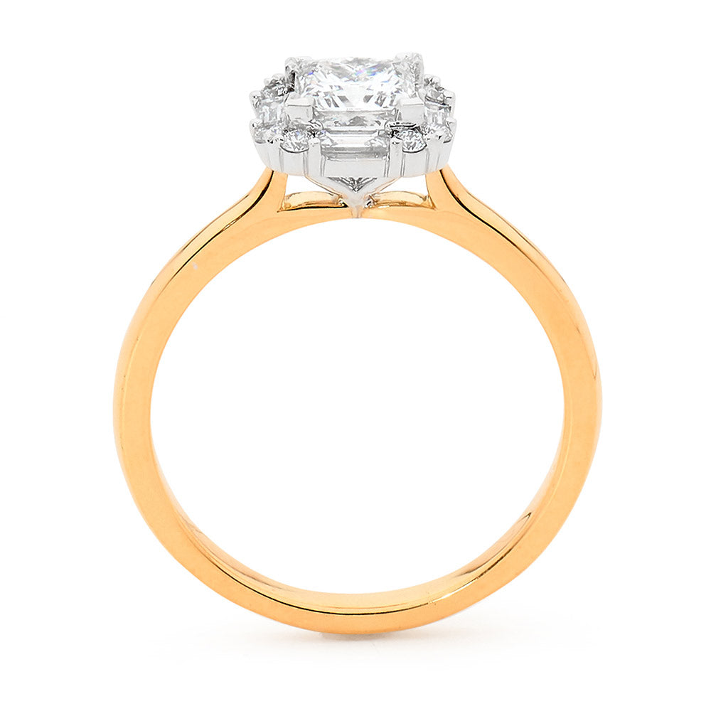 Princess and Baguette Cut Diamond Ring – Linneys Jewellery