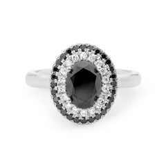 black diamond ring