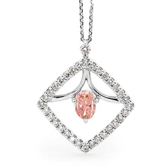 Elegant Pink Diamond Pendant perth jewellery stores jewellery stores perth australian jewellery designers bridal jewellery australia diamonds perth