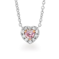 Love Heart Pink Diamond Necklace online jewellery shop buy jewellery online jewellers in perth perth jewellery stores wedding jewellery australia diamonds for sale perth gold jewellery perth