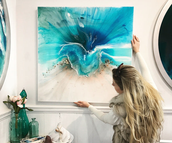 Ocean Painting Resin Art Australia Sydney Antuanelle Ask Me