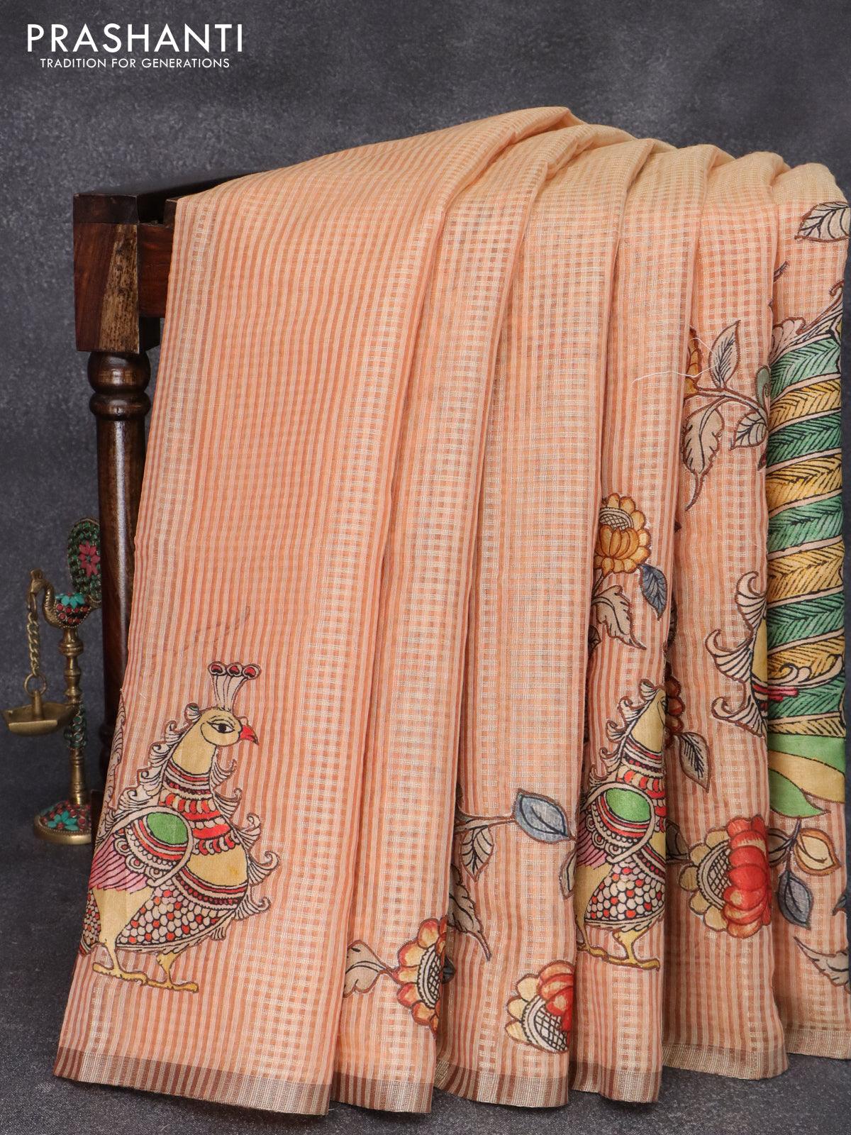 Buy Patti Kaam Applique Work Pure Cotton Saree from Rampur Online l  iTokri.com by CHUTNEY CRAFT STUDIO l iTokri आई.टोकरी