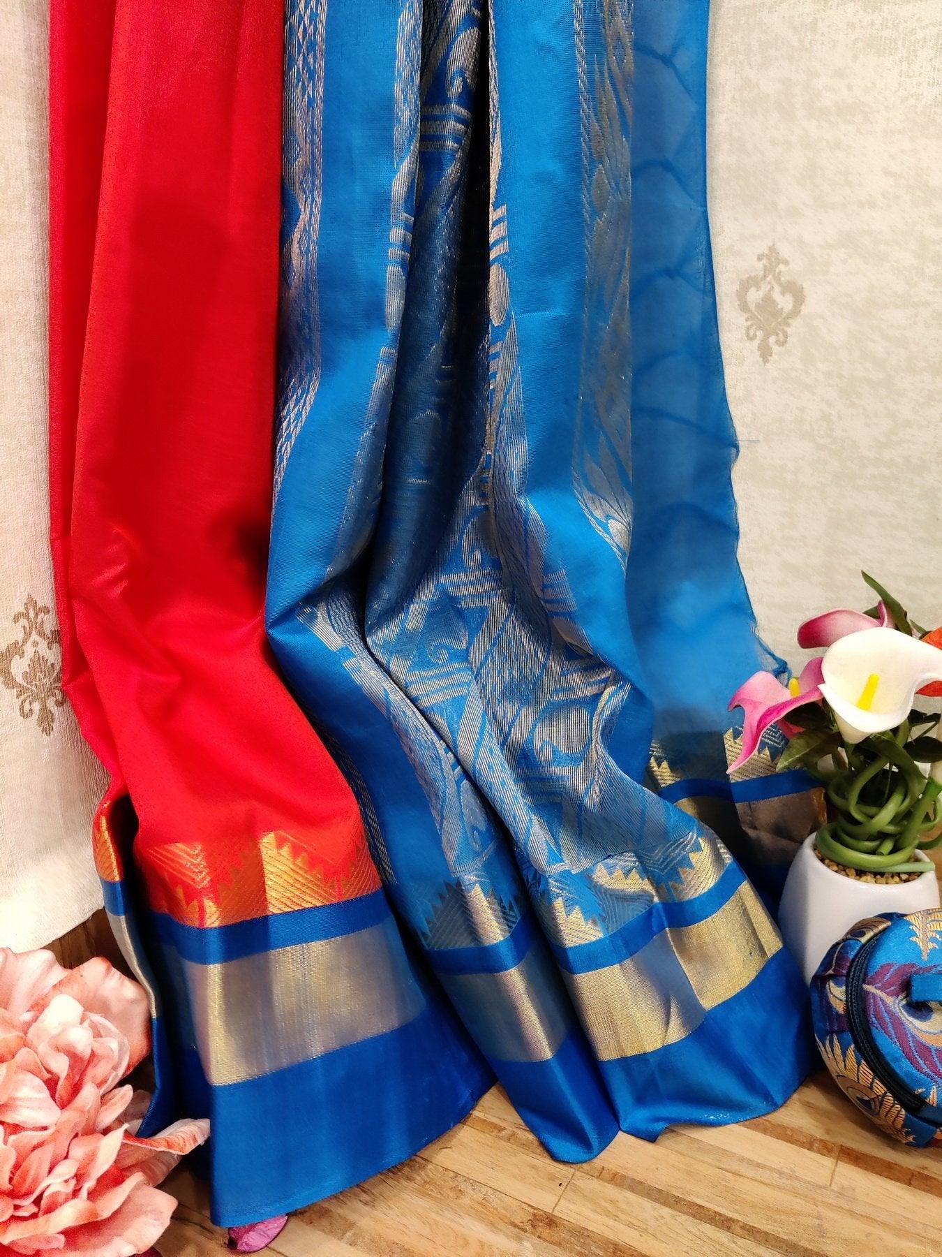 Pretty pure soft silk saree - new fancy design – www.kosigam.com