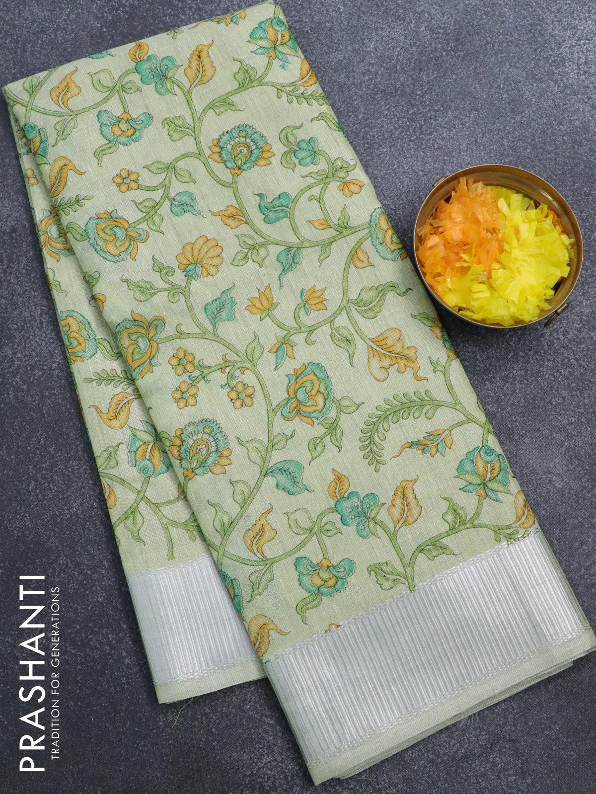 Silk Linen – Prashanti Sarees