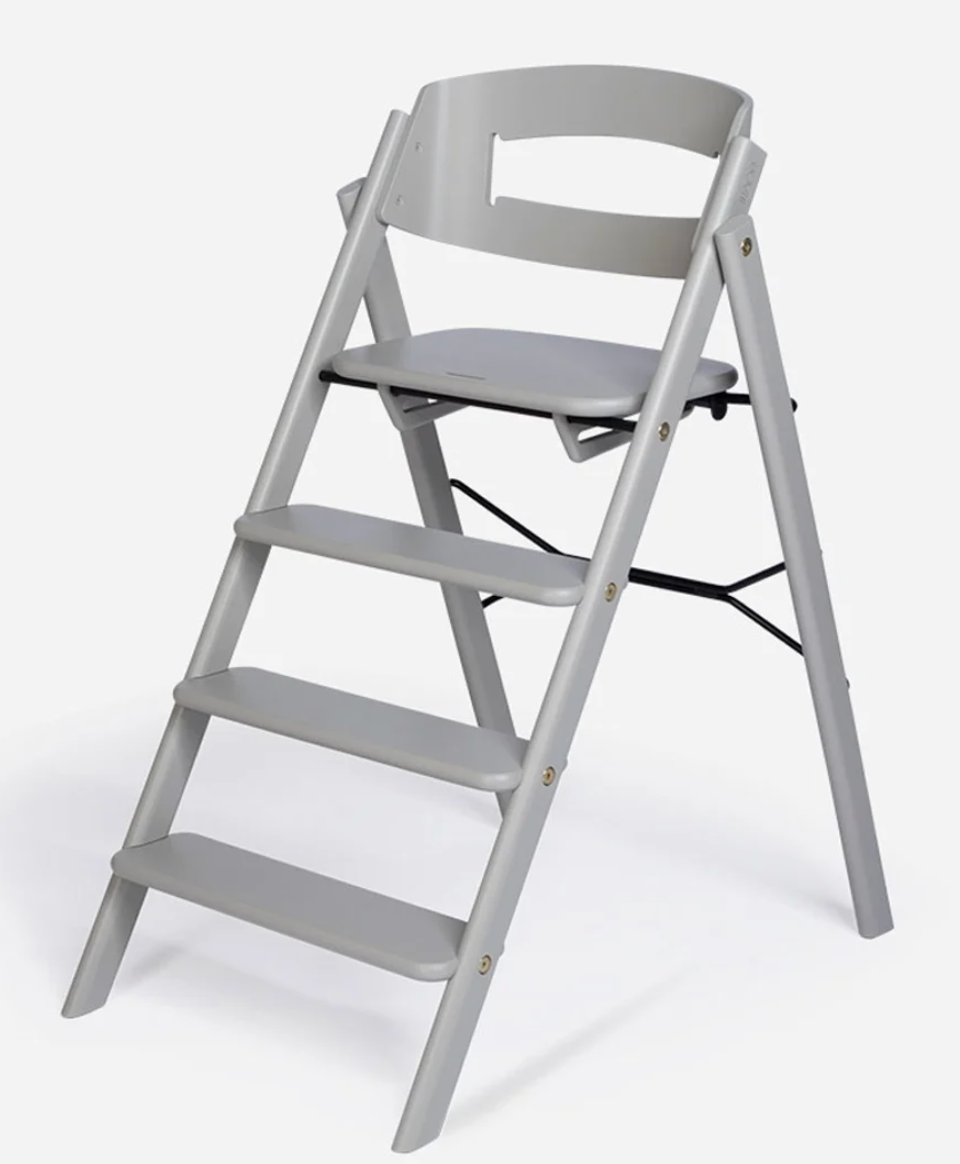 Mathis dynamisch Overwinnen KAOS - Klapp high chair Grey - Beech — Hola BB