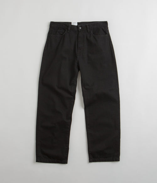 Carhartt Denim Double Knee Pants - Black Rinsed