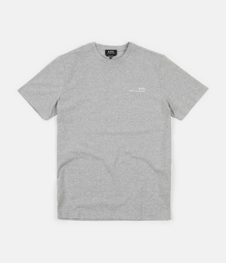 A.P.C. Item T-Shirt - Heather Grey | Always in Colour