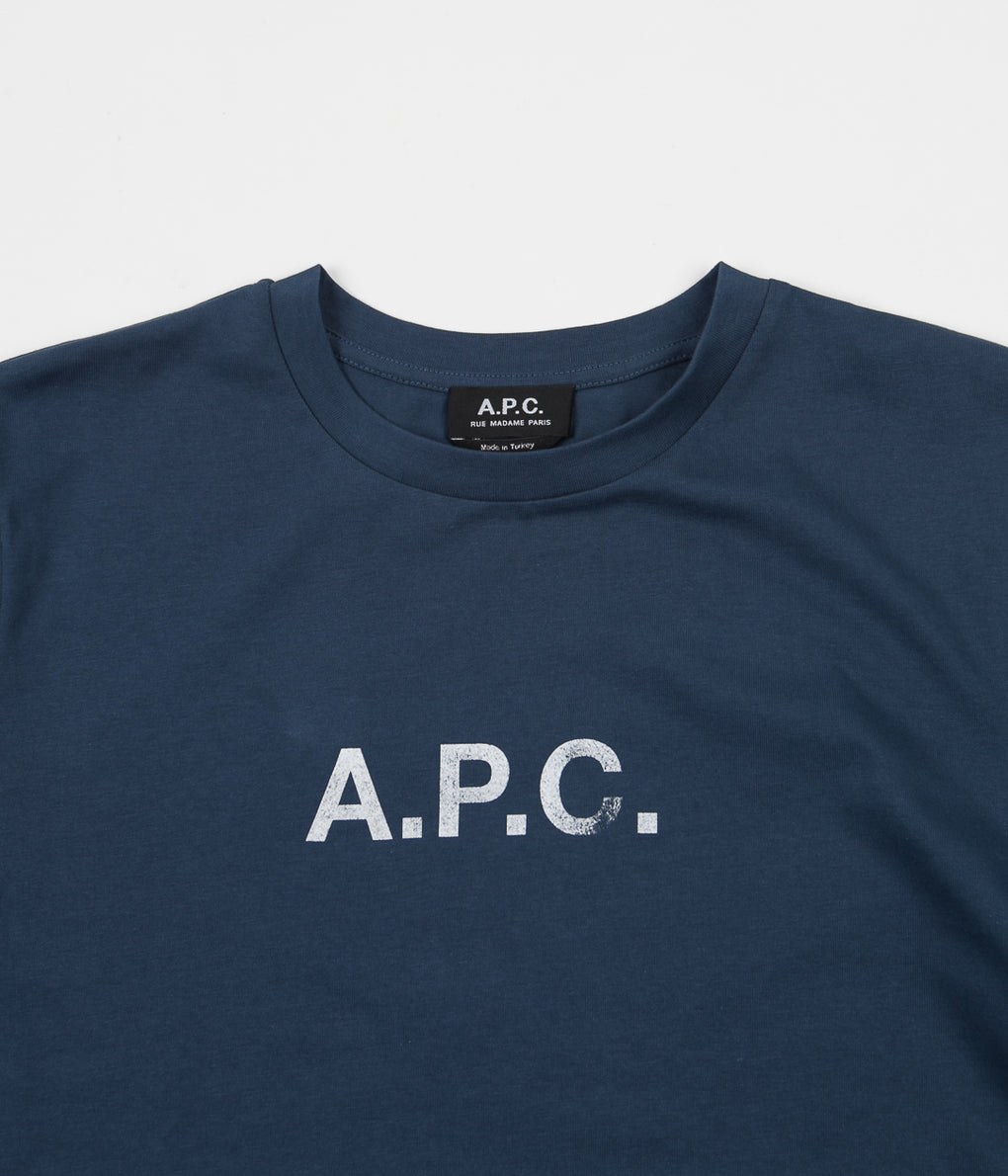 A.P.C. Stamp T-Shirt - Blue | Always in Colour