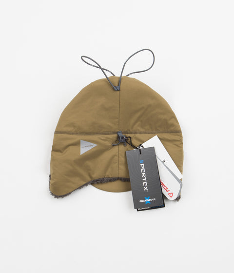 and wander Primaloft Cap - Dark Beige | Always in Colour