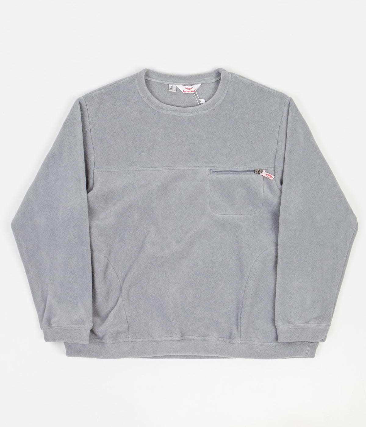 女性が喜ぶ♪ Battenwear Lodge Crewneck フリース L グレー kids