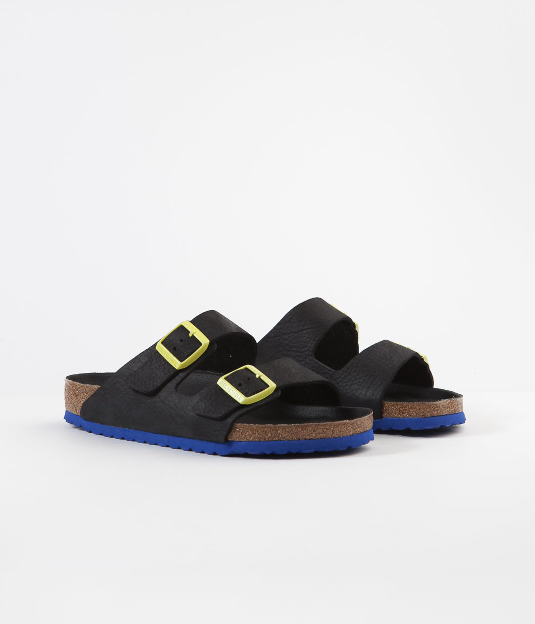 birkenstock arizona blue white