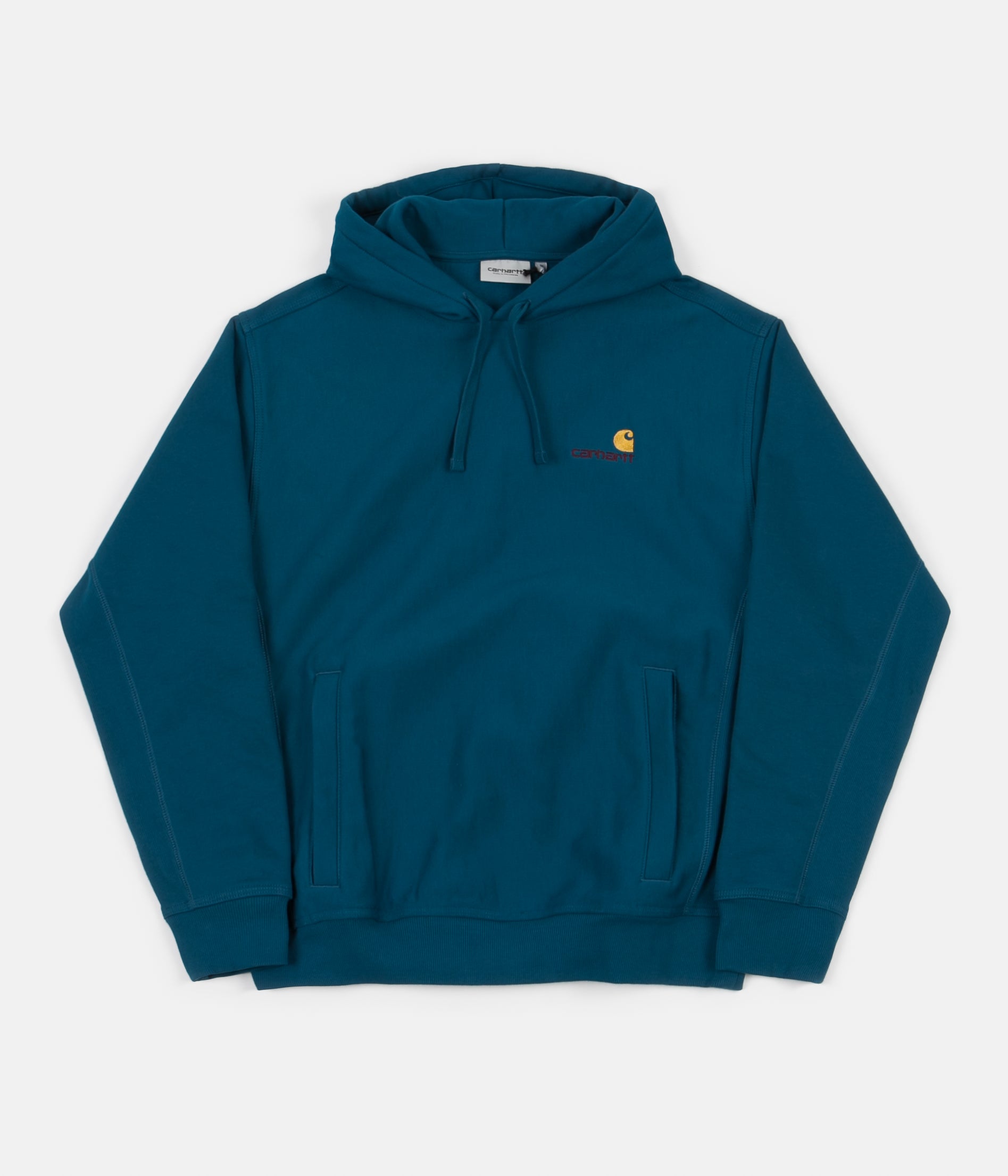 Carhartt American Script Hoodie - Moody Blue | Always in Colour