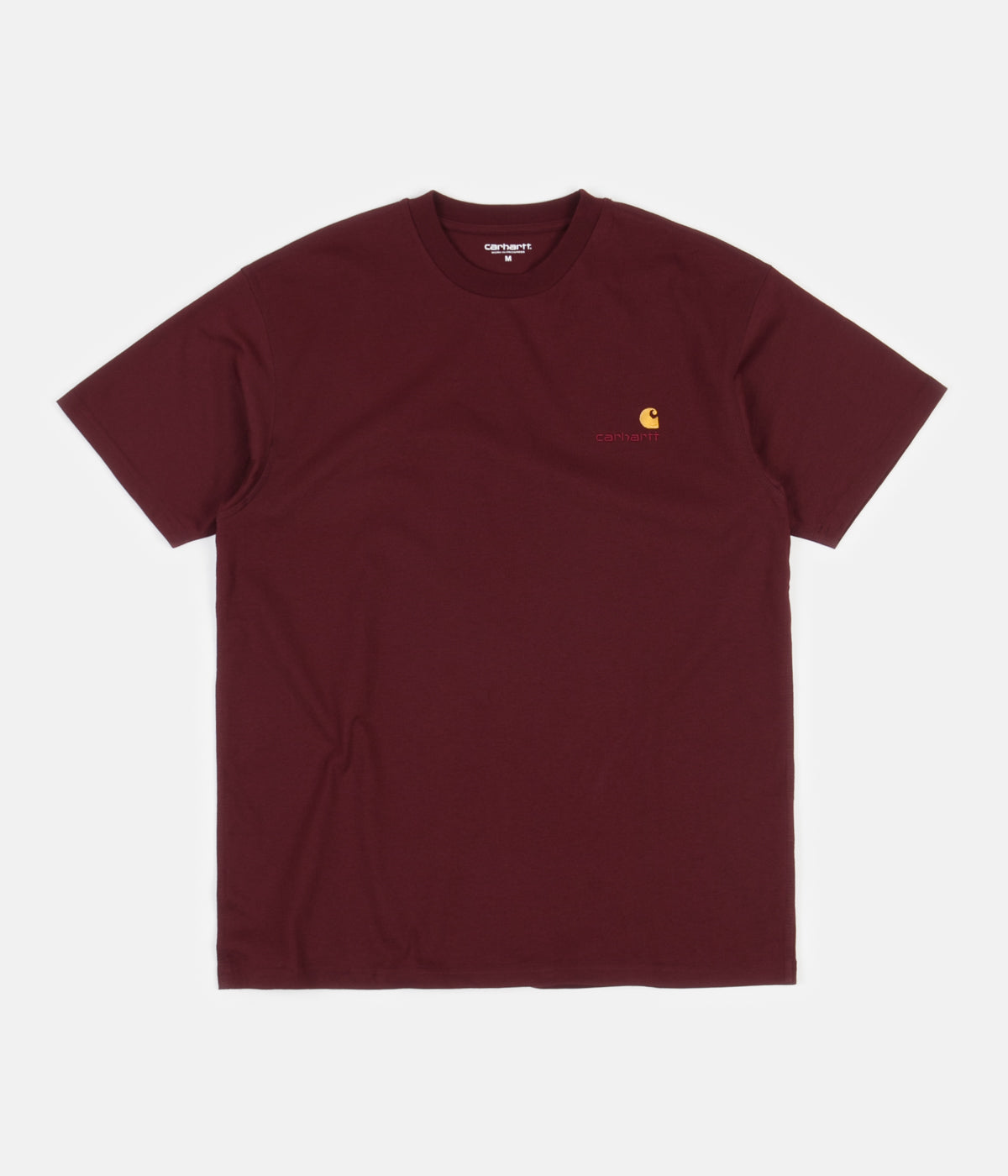 Carhartt American Script T-Shirt - Bordeaux | Always in Colour