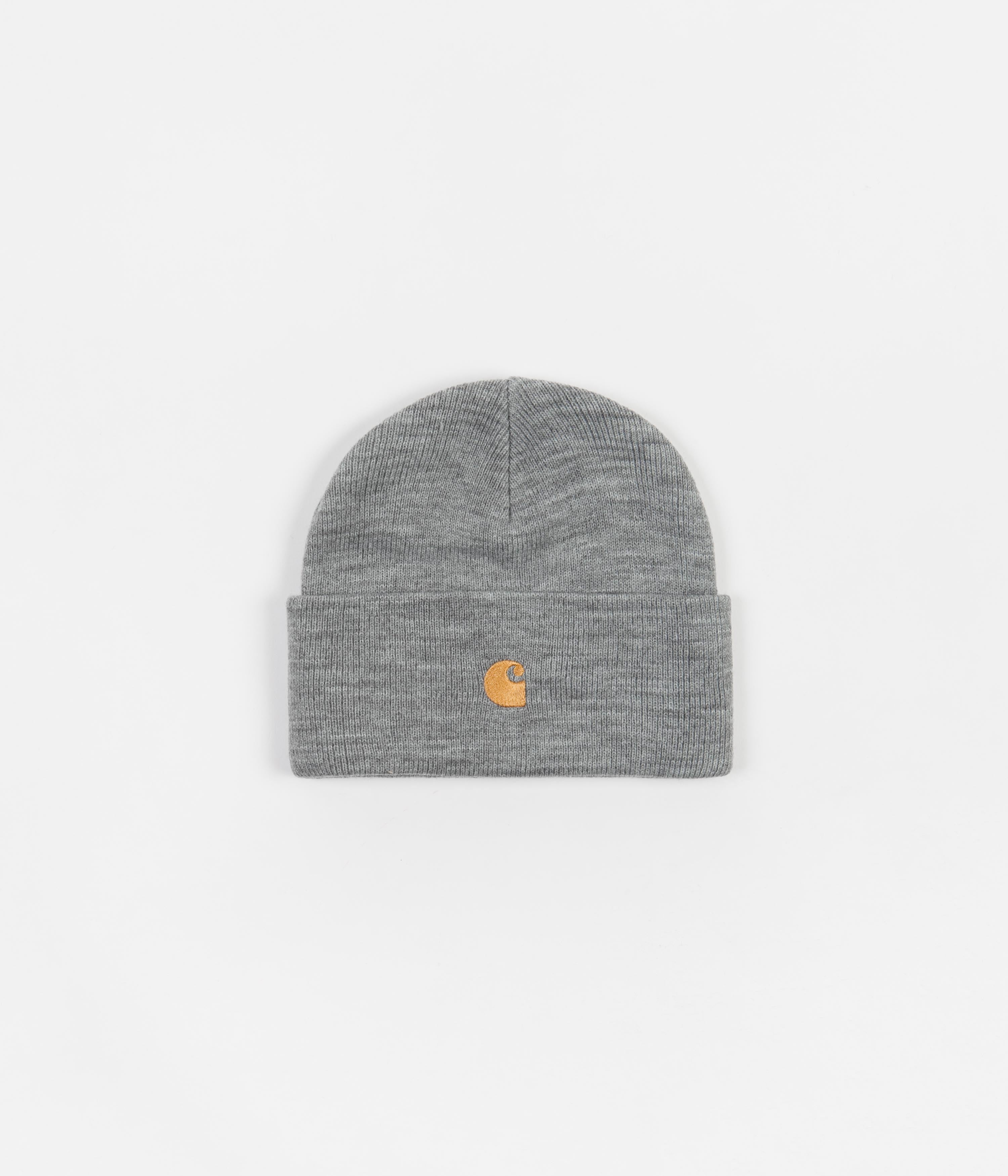 Carhartt Chase Beanie - Grey Heather / Gold