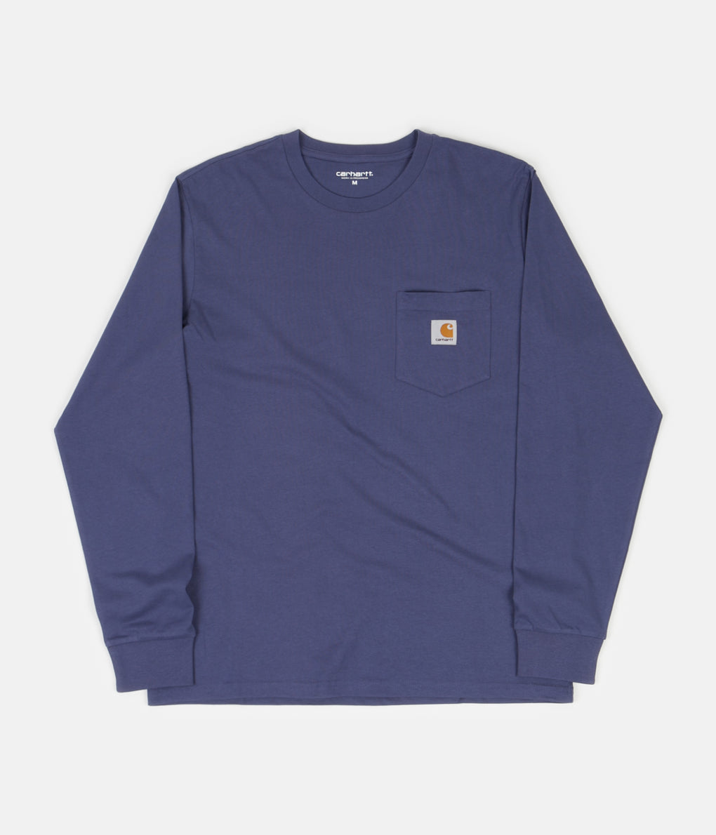 Carhartt Long Sleeve Pocket T-Shirt - Cold Viola | Always in Colour