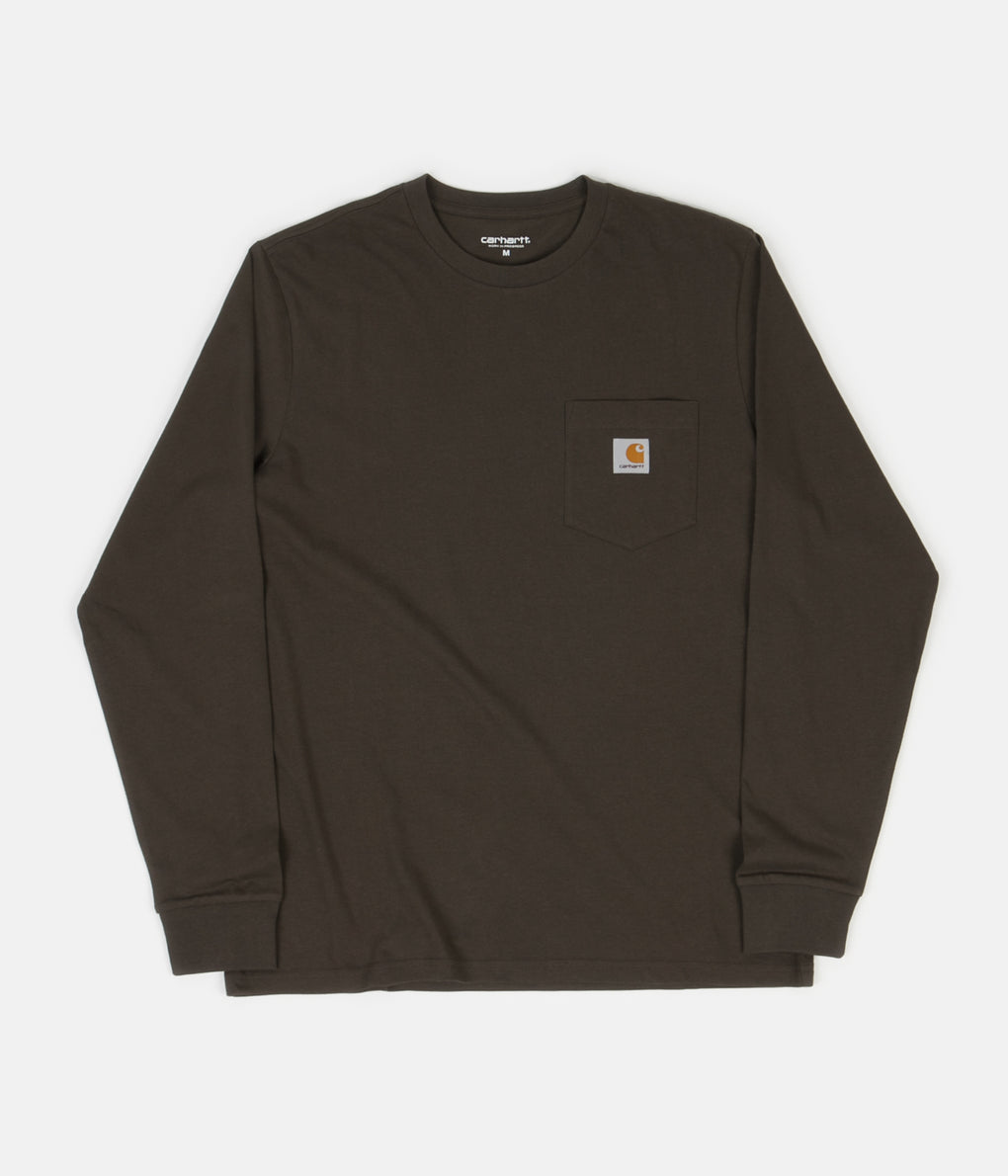 Carhartt Long Sleeve Pocket T-Shirt - Cypress | Always in Colour