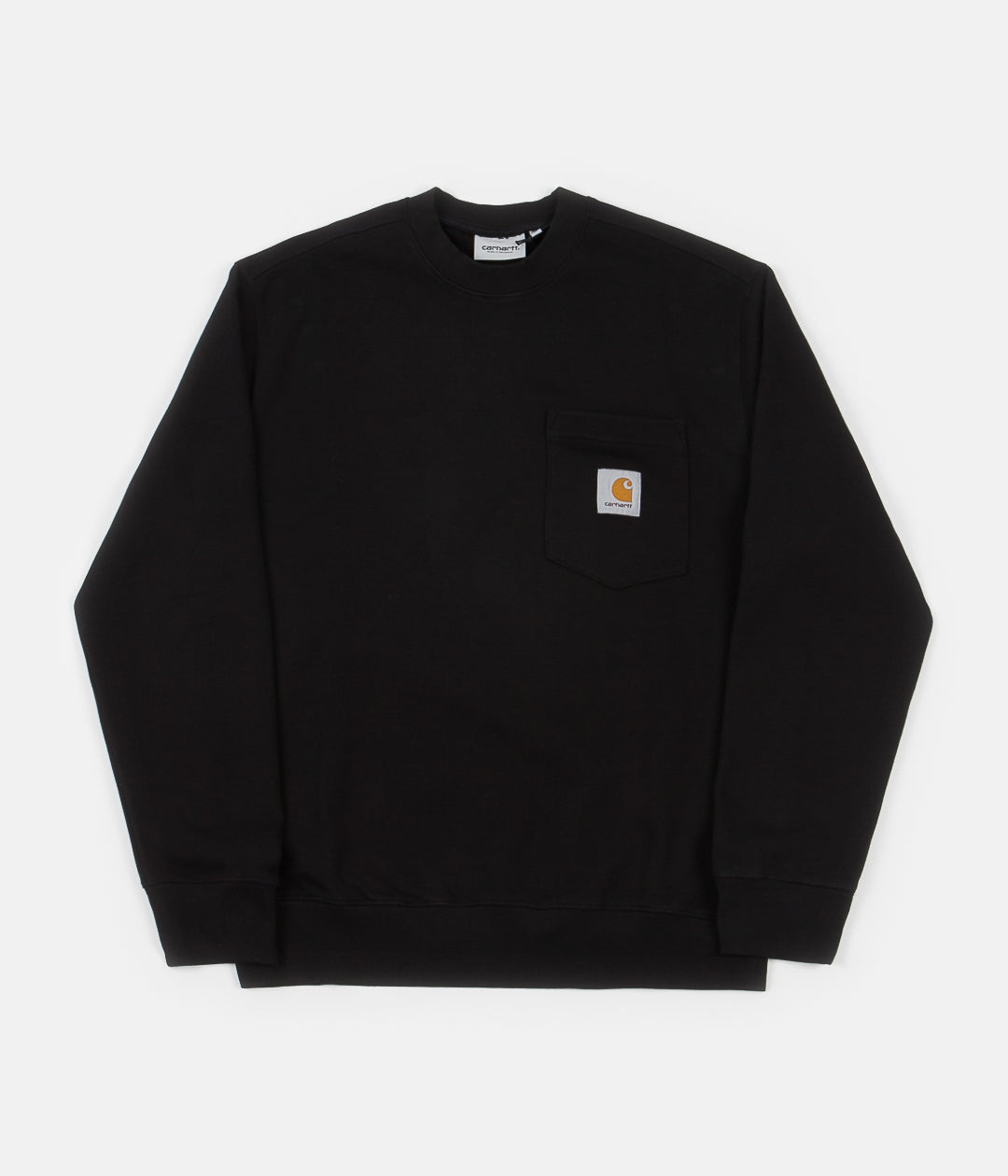 Carhartt Pocket Crewneck Sweatshirt - Black | Always in Colour