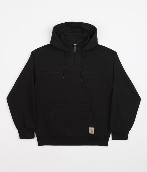 Carhartt Wade Half Zip Hoodie - Black | Always in Colour