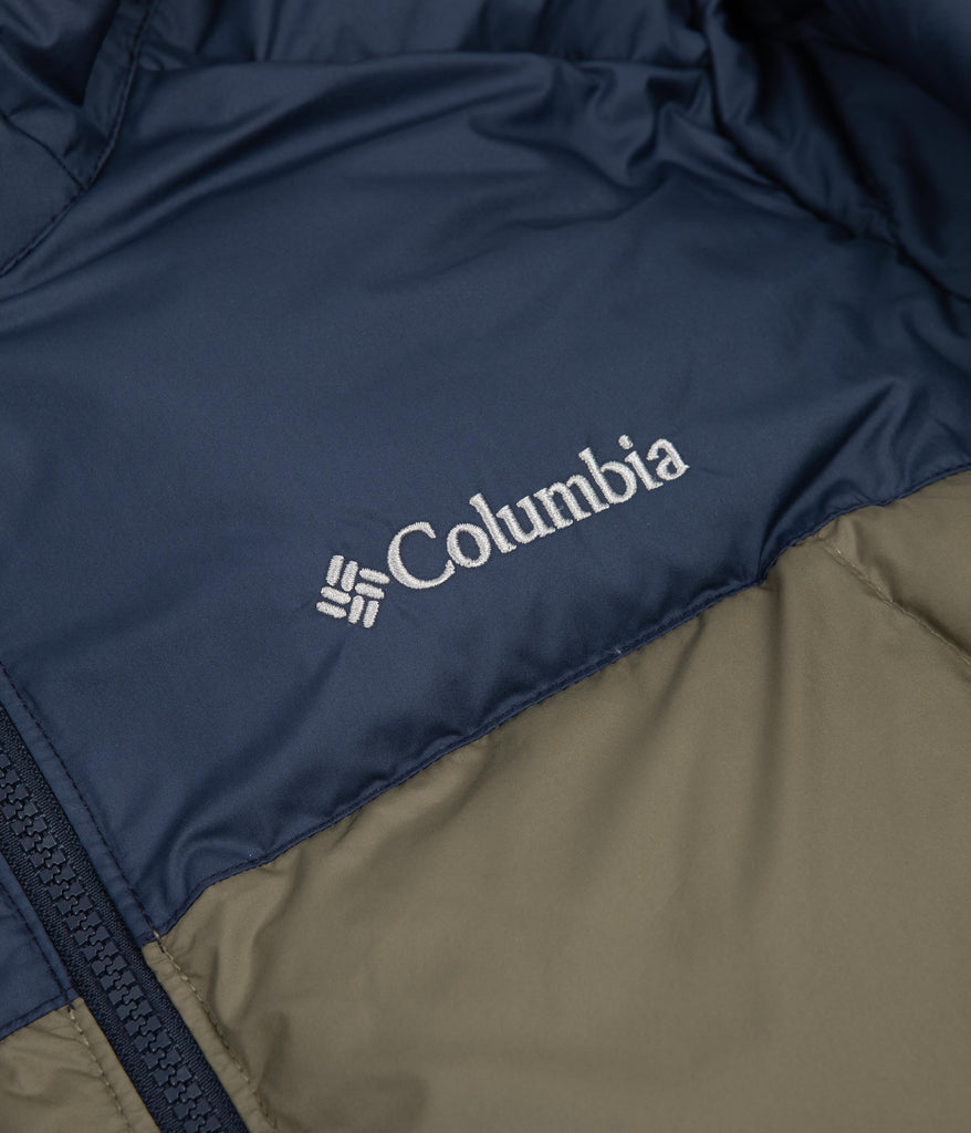 Columbia Pike Lake Hooded Jacket - Stone Green / Collegiate Navy ...