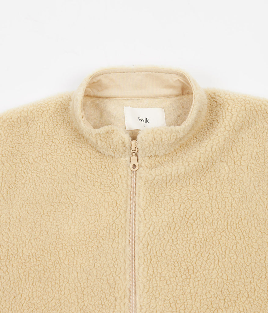 Folk Funnel Fleece - Tan | Always in Colour