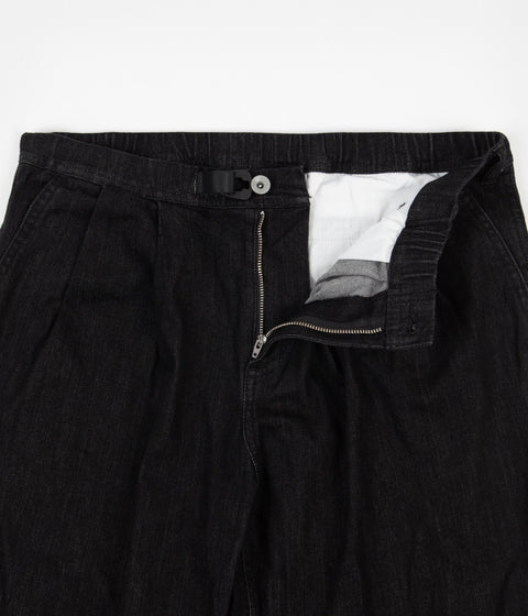 Gramicci Denim Gurkha Pants - Black One Wash | Always in Colour