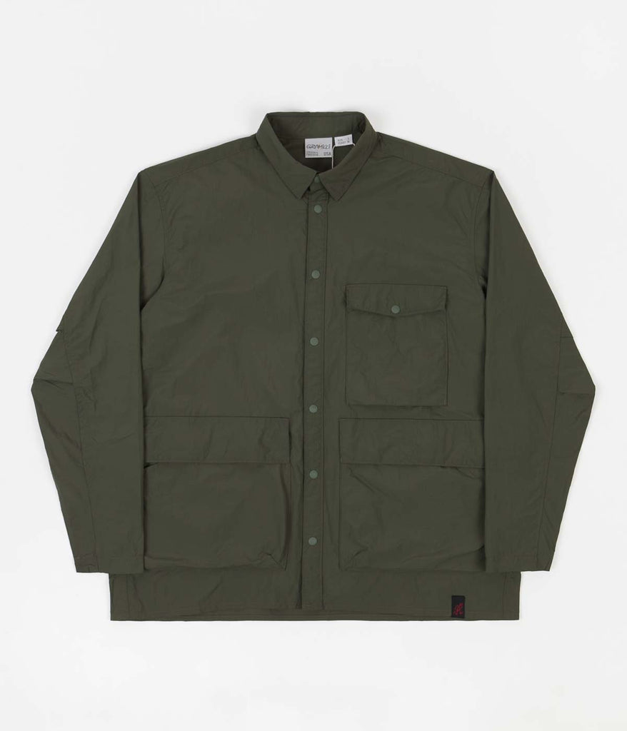 Gramicci Packable Utility Shirt - Olive | Always in Colour