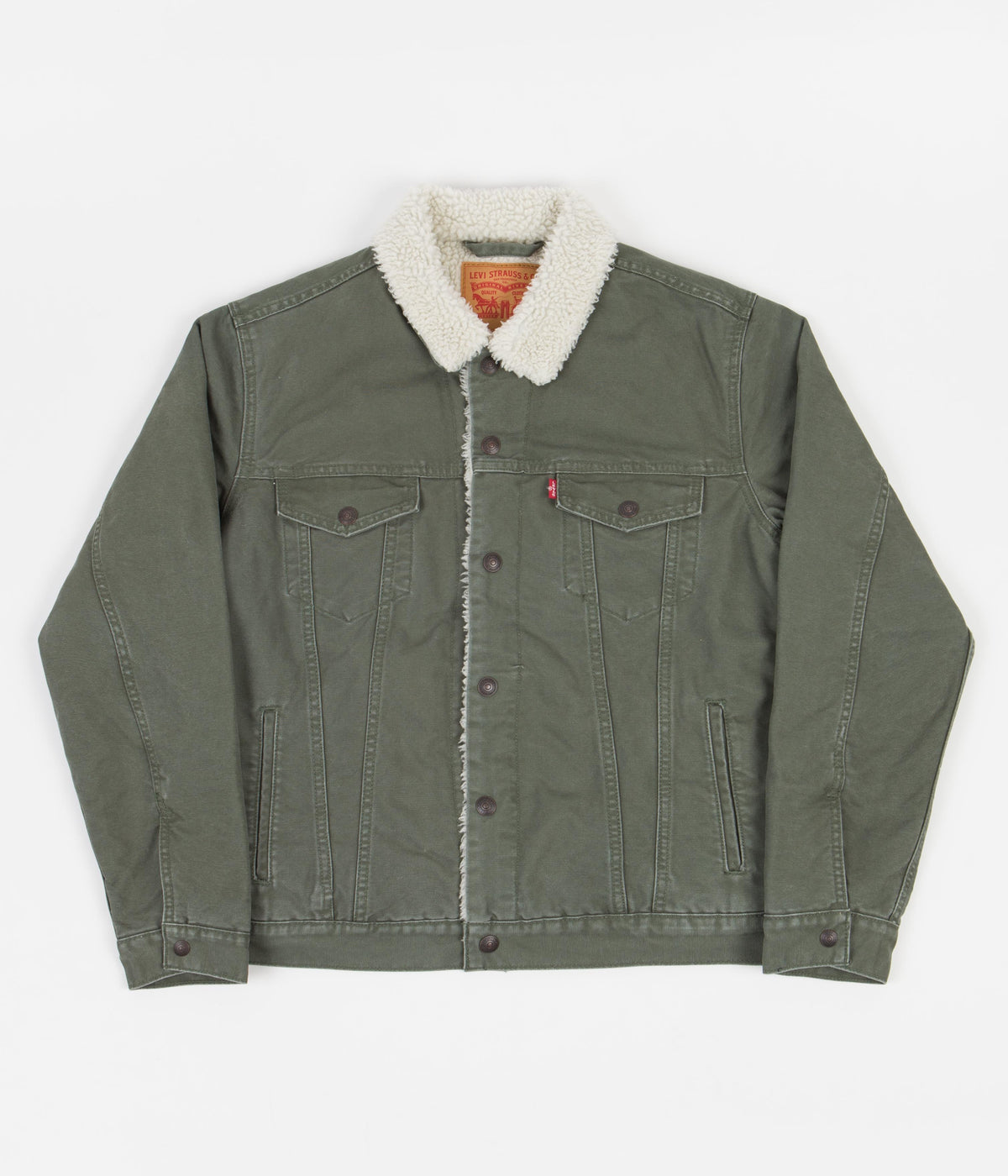 Levi's® Red Tab™ Type 3 Sherpa Trucker Jacket - Thyme | Always in Colour