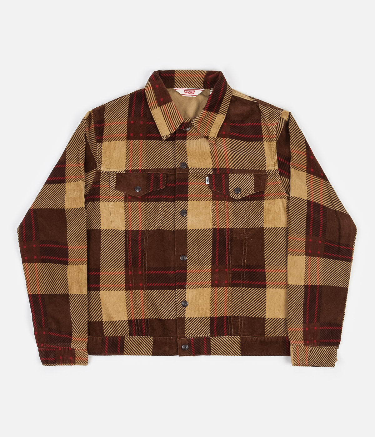 levi's red plaid jacket