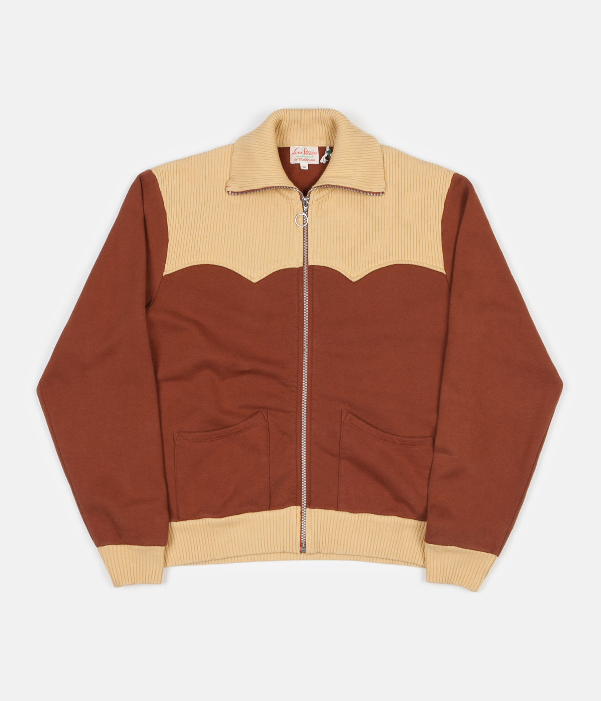 Levi's® Vintage Clothing 1950's Zip Fleece - 2 Tone Brown | Always in Colour