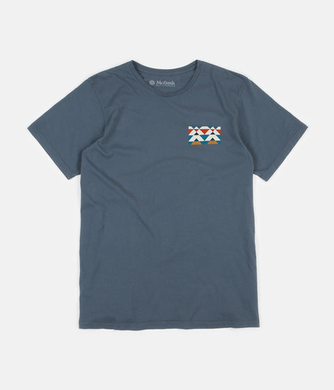 Mollusk Moroc T-Shirt - Dull Indigo | Always in Colour