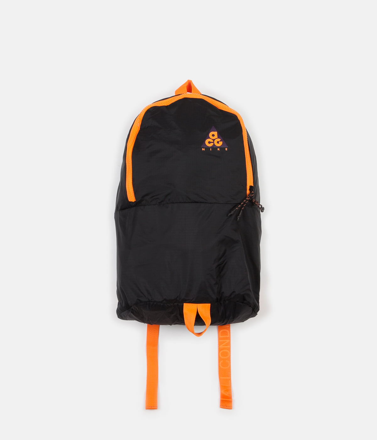 bright orange nike backpack