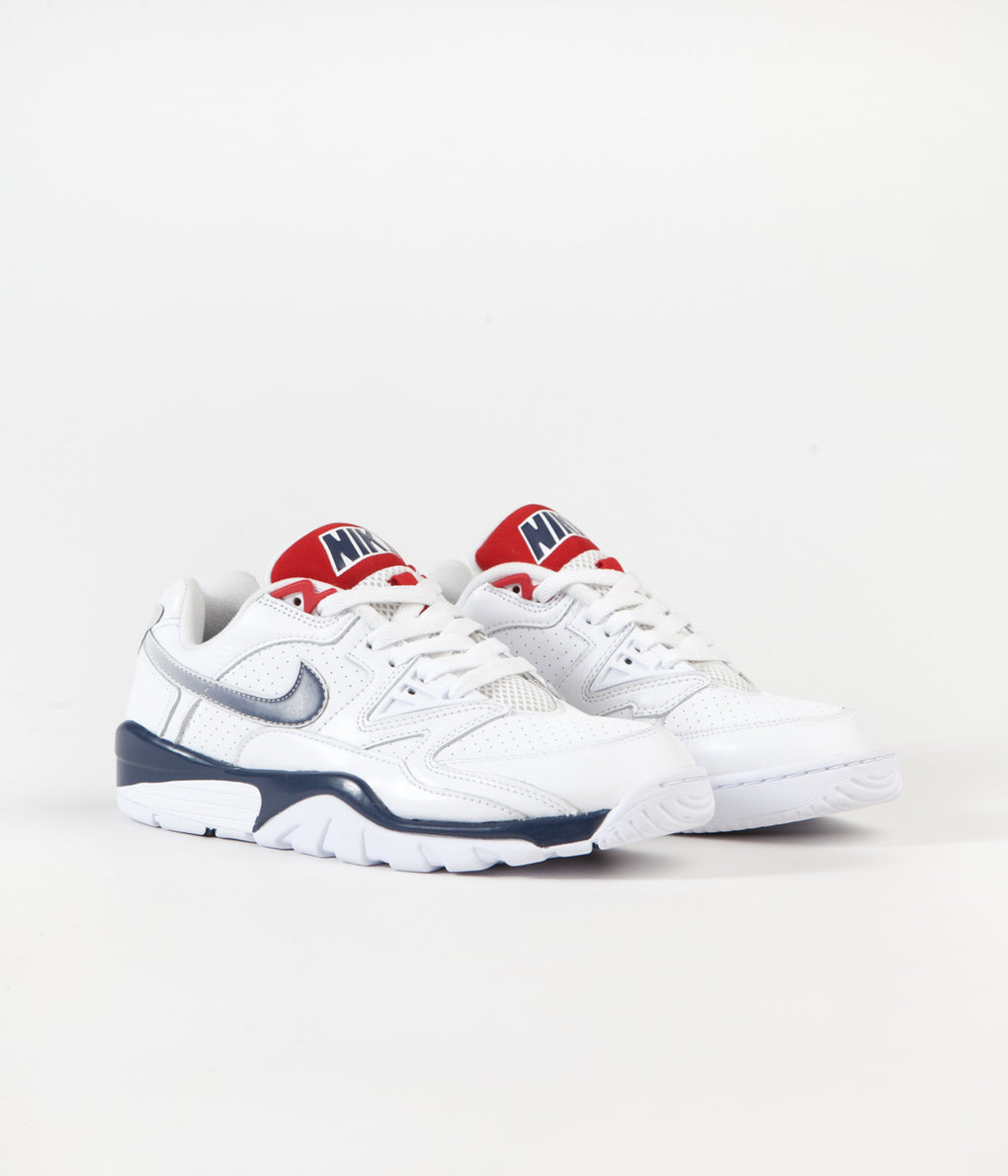 Nike Air Cross Trainer 3 Low Shoes - White / Midnight Navy - Midnight ...