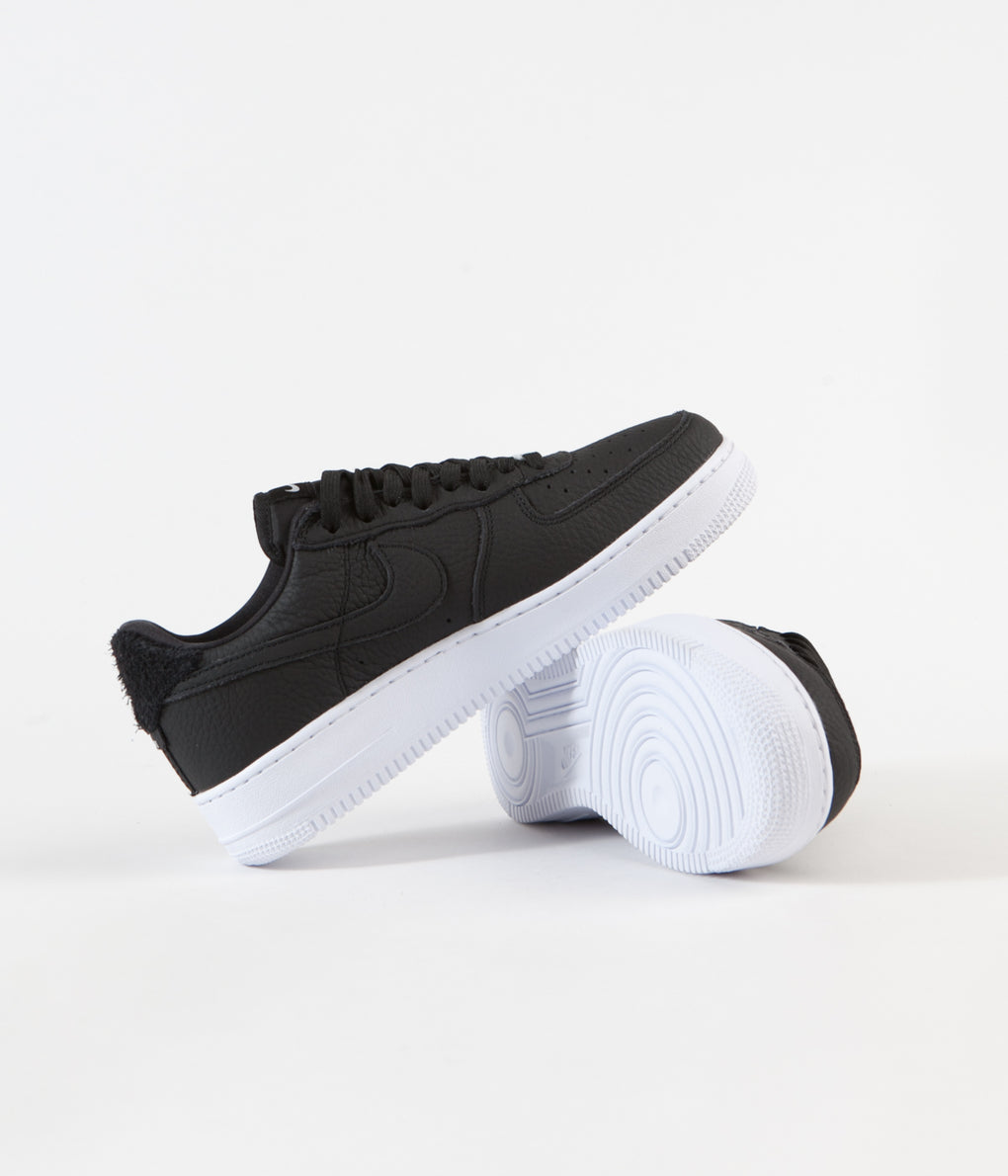 nike air force 1 black black white