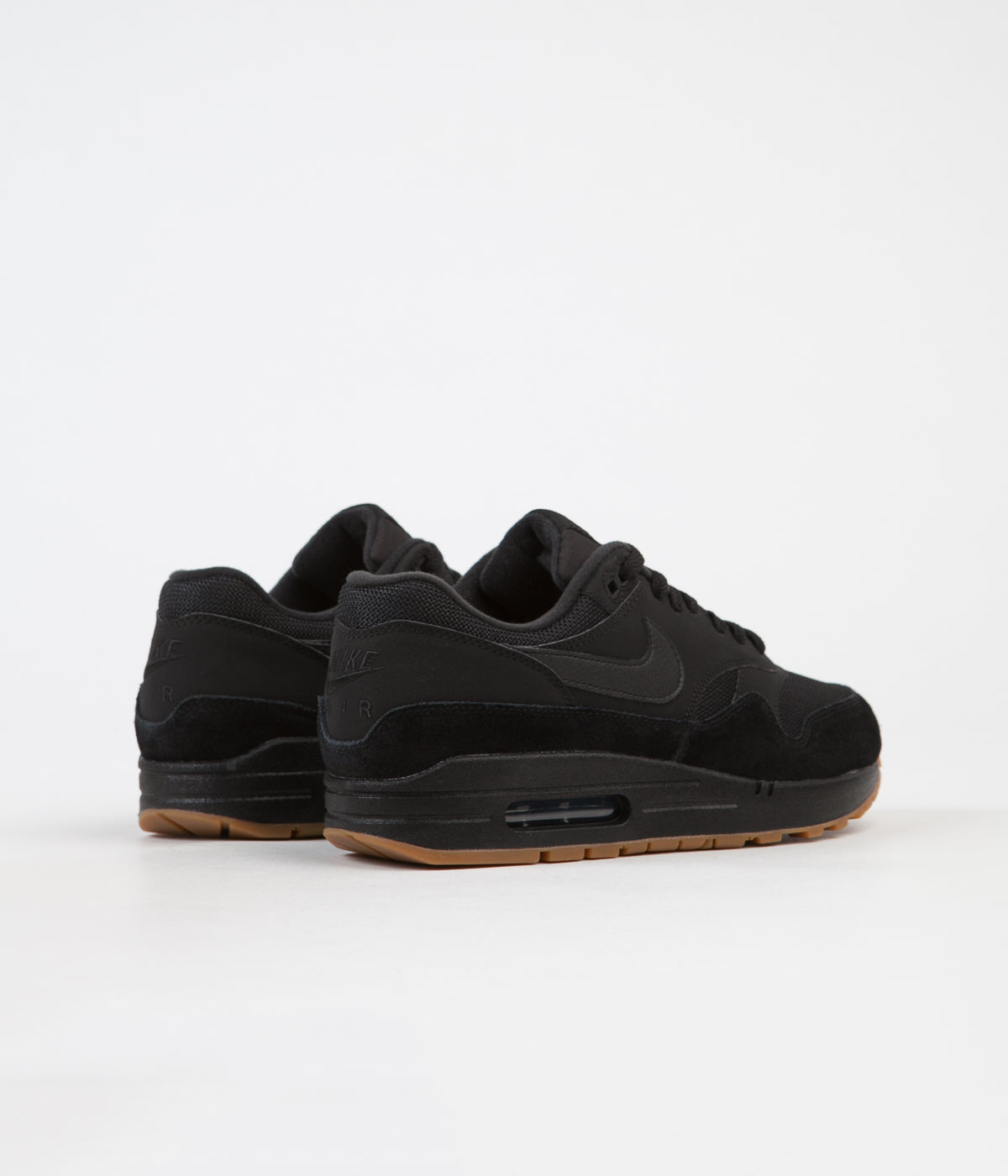 air max 1 trainers black black gum medium brown