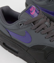 air max 1 dark grey fierce purple
