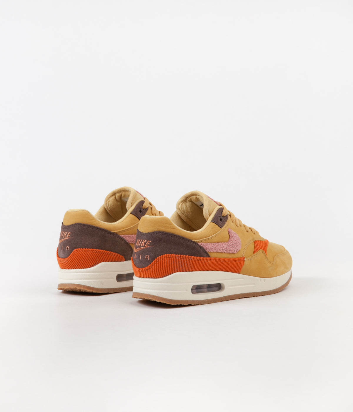 nike air max 1 wheat gold rust pink