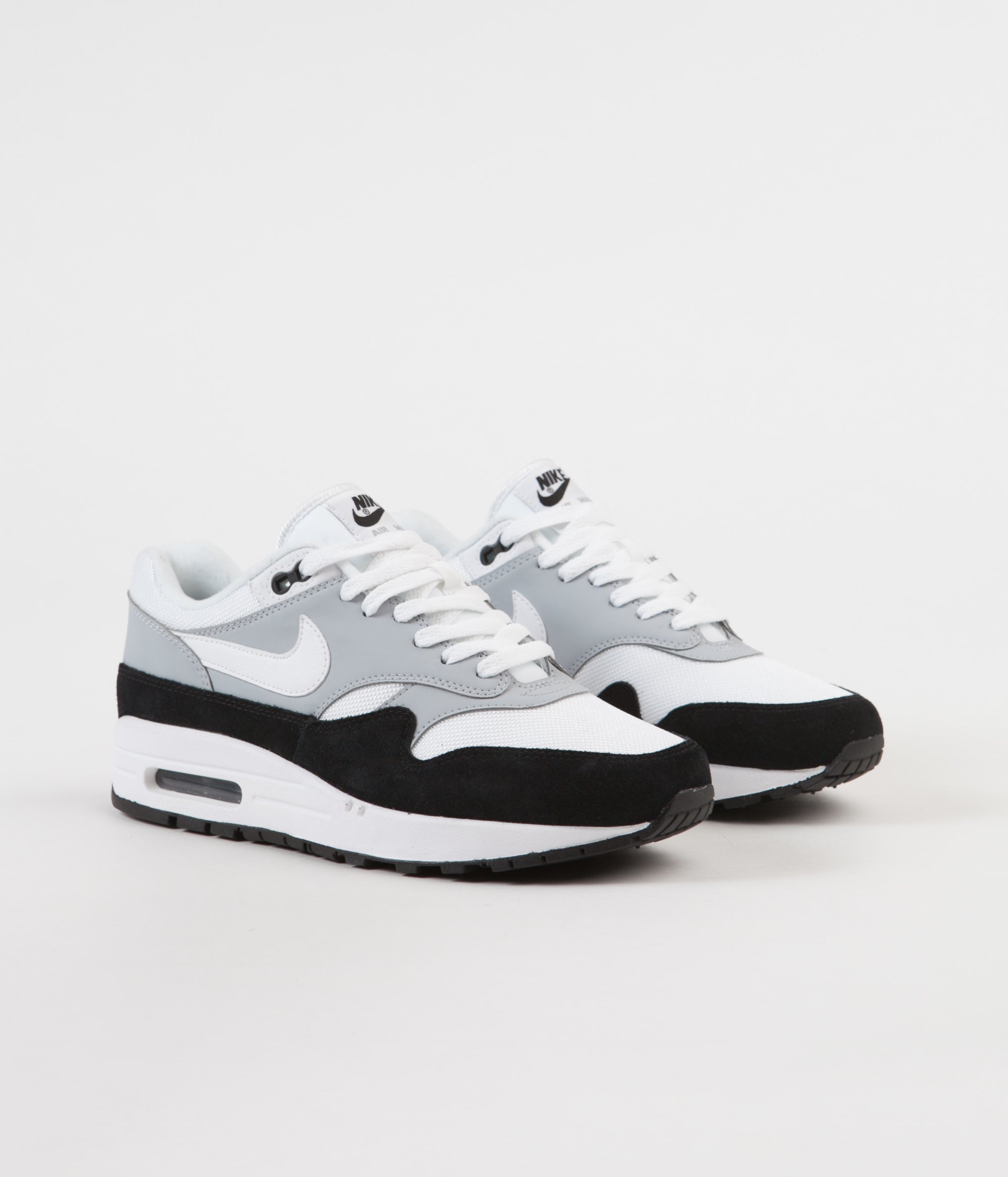 air max 1 grey white black