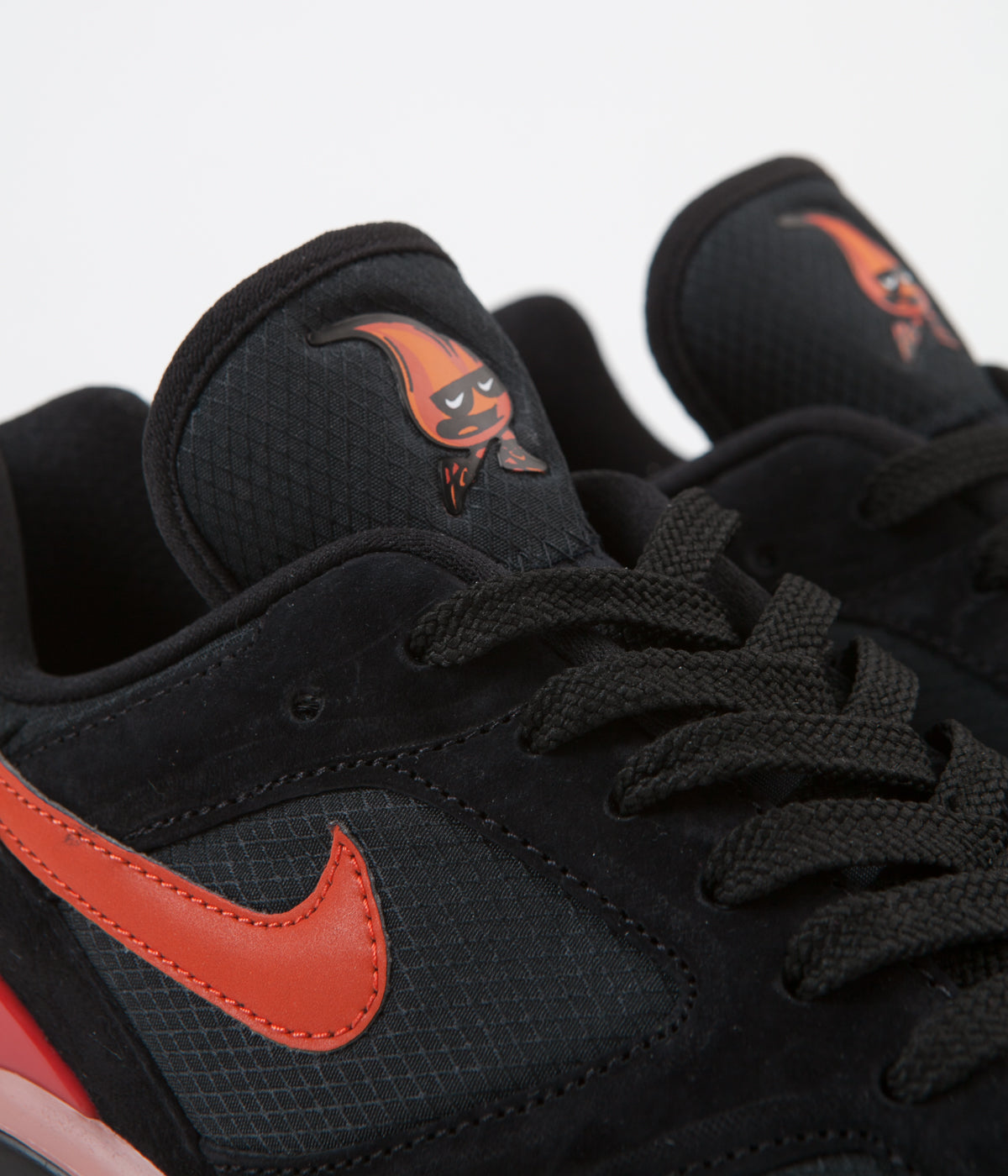 Nike Air Max 180 Shoes Black Team Orange - University Red | Always in Colour