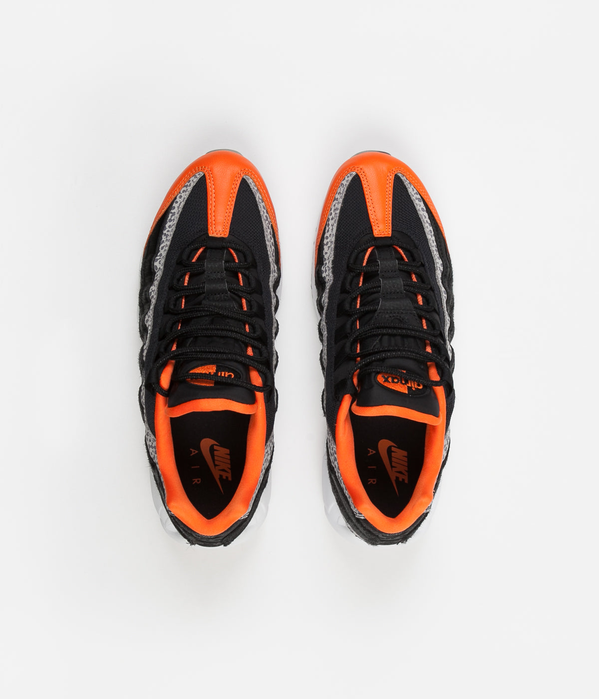 orange black air max 95