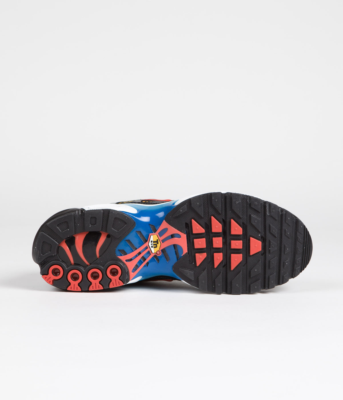 Nike Air Max Plus Shoes - Black / Team Orange - Photo Blue Tour Yell | Always in Colour