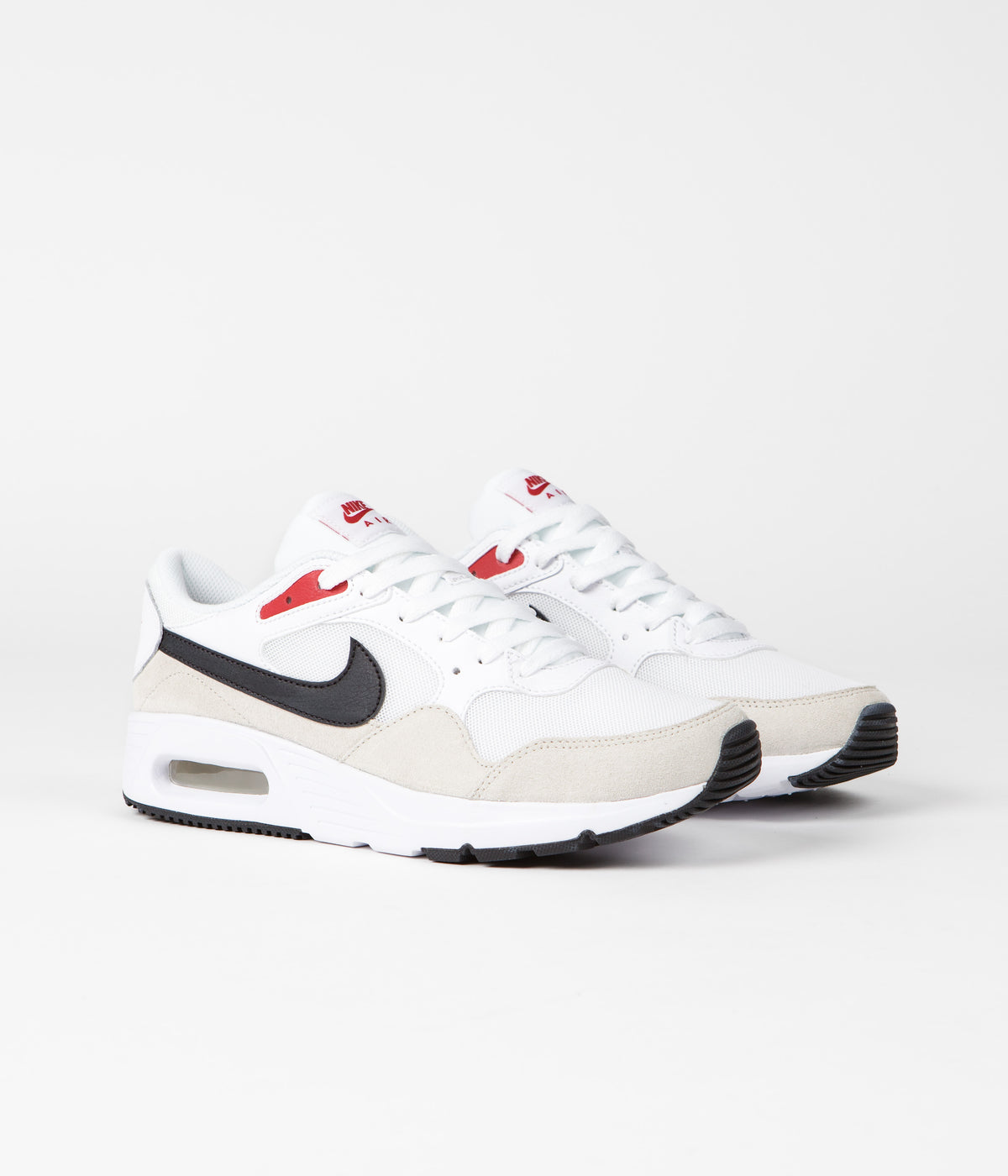 red and white nike air shoes