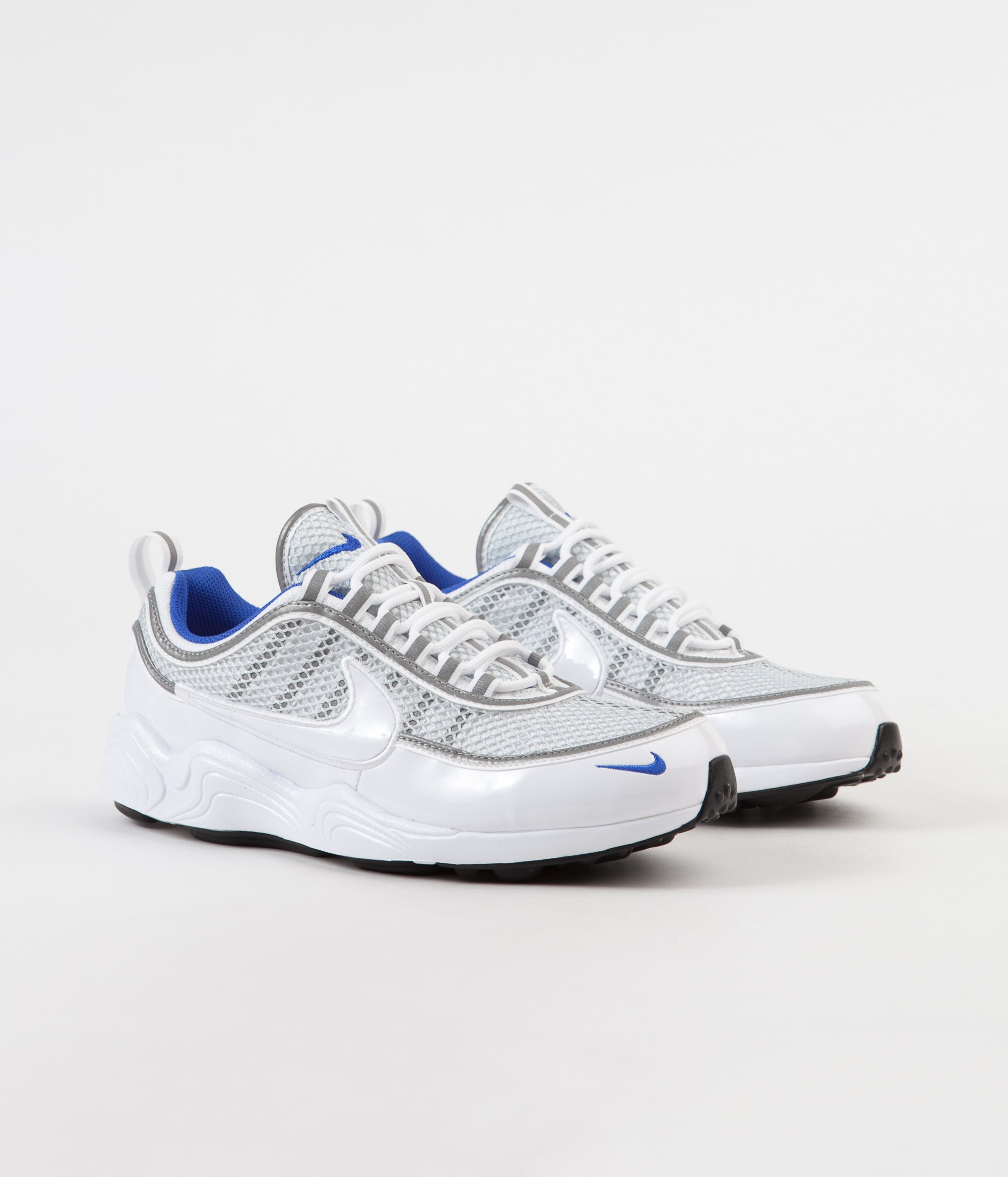 nike air zoom spiridon blue white